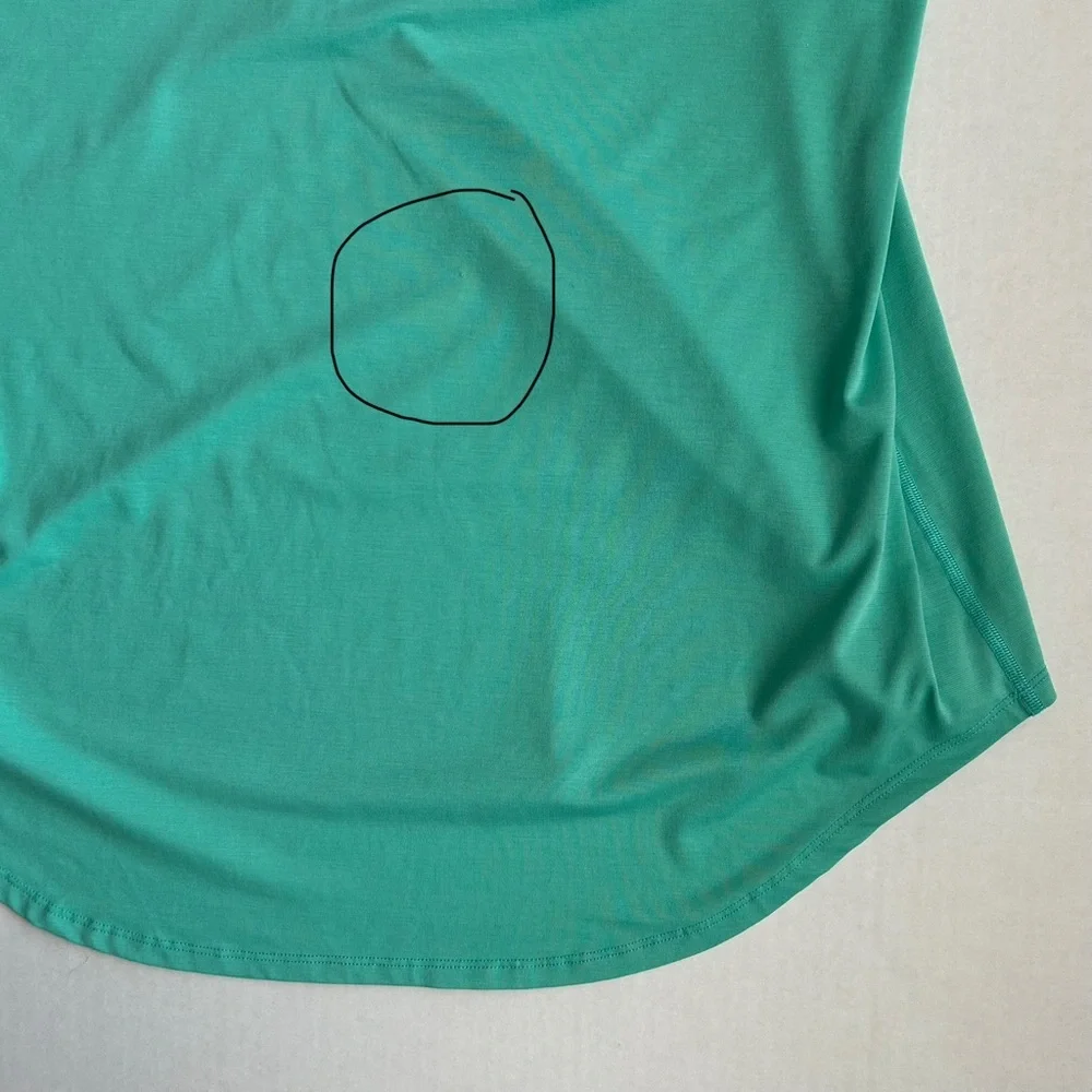 Lululemon Women's Green Tech Mesh Singlet Size 10 Large‎